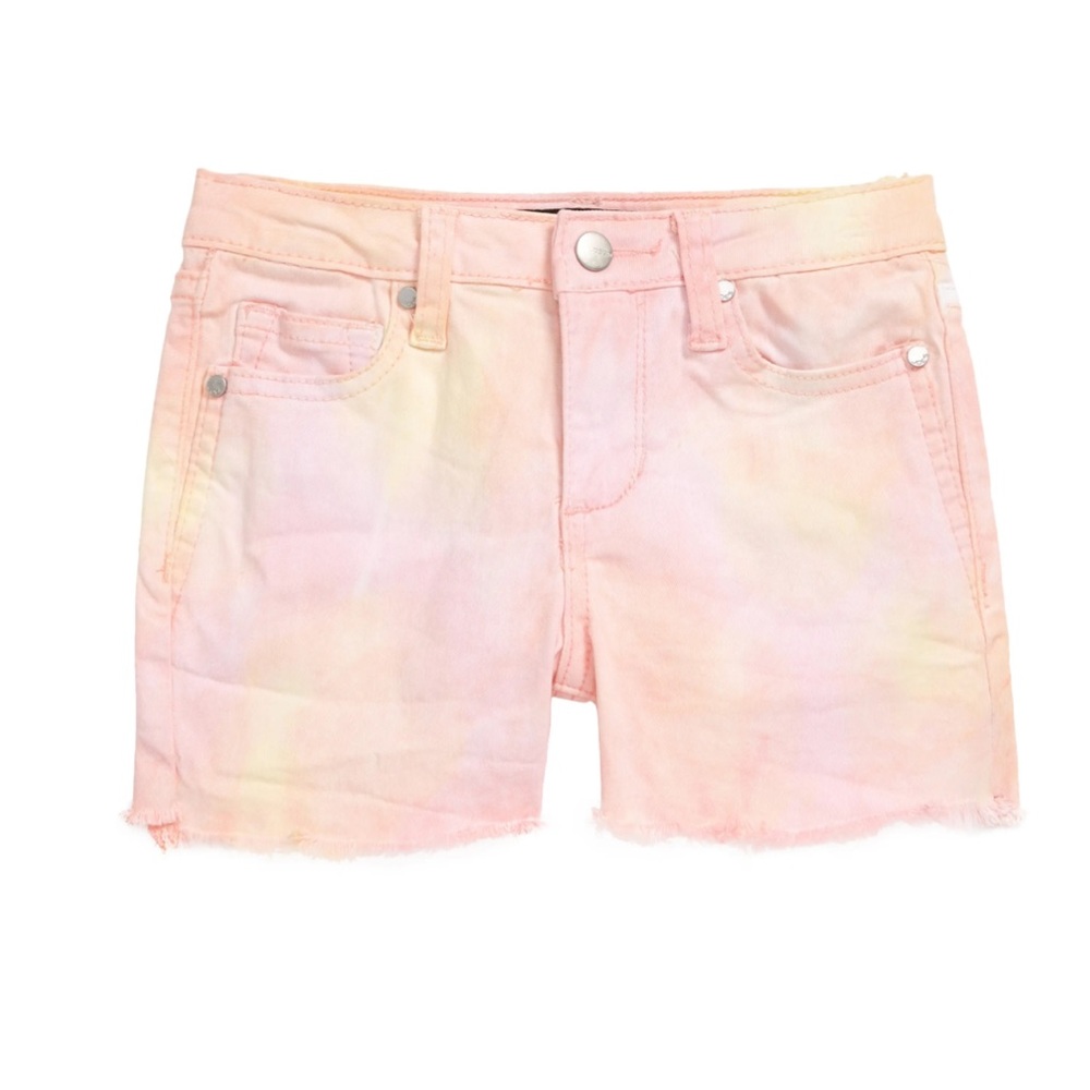 Joe’s jeans girls denim the harlow shorts rainbow tie dye pink yellow 3T